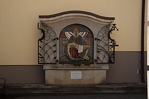Weinzierl, Denkmal für Johann Fahrnberger (1876-1941), der in der Vernichtungsanstalt Hartheim bei Linz ermordet wurde