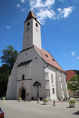 Aspang, Pfarrkirche hl. Florian, urspr. spätgotische Hallenkirche, um 1500