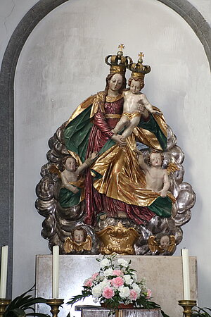 Neustadtl an der Donau, Pfarrkirche hl. Jakobus der Ältere, Maria mit Kind, Mitte 18. Jh.