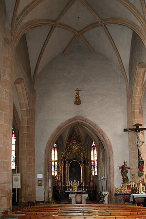 St. Veit an der Gölsen, Pfarrkirche hl. Veit, ehem. Wehrkirche, spätgotische Staffelkirche, 2. Hälfte 15. Jh.