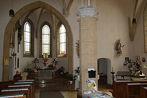 Payerbach, Pfarrkirche hl. Jakobus der Ältere, spätgotische Hallenkirche
