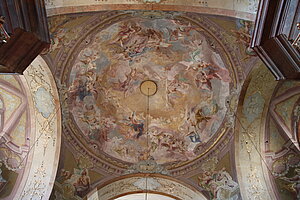 Groß-Siegharts, Pfarrkirche hl. Johannes d. Täufer, Fresken von Carlo Carlone, 1727