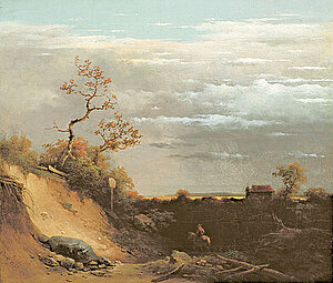 Wilhelm Pollak, Landschaft bei Lundenburg (?), 1858
