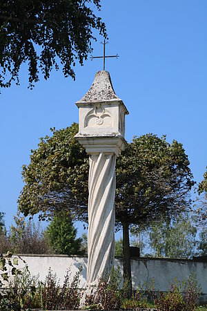 Sallingberg, sog. gedrehtes Kreuz - spätgotische Lichtsäule