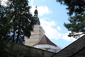Blick auf die Pfarrkirche
