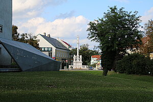 Orth an der Donau, Blick über den Marktplatz
