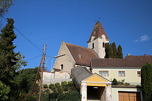 Ruppersthal, Pfarrkirche hl. Ägydius, spätgotische Staffelkirche, barockisiert