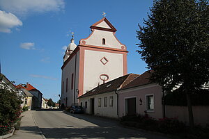 Maria Roggendorf, Pfarr- und Wallfahrtskirche Mariae Geburt, 1651-53 erbaut