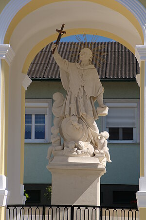 Mannersdorf, Schubertgasse, Kapelle hl. Johannes Nepomuk, Mitte 18. Jh.