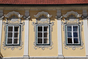 Strengberg, Fassadendetail vom Posthof