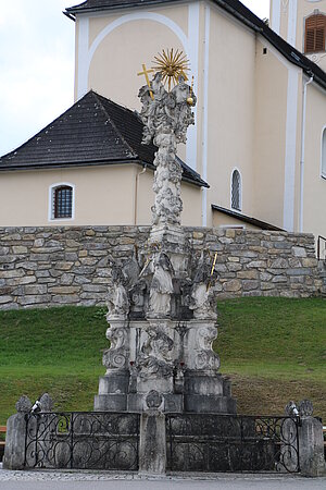 Bad Großpertholz, Dreifaltigkeitssäule von 1715, von Ernst Sigismund Hackelberg-Landau errichtet