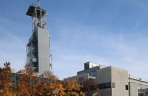 St. Pölten, Regierungsviertel, 1992-97 errichtet, Klangturm